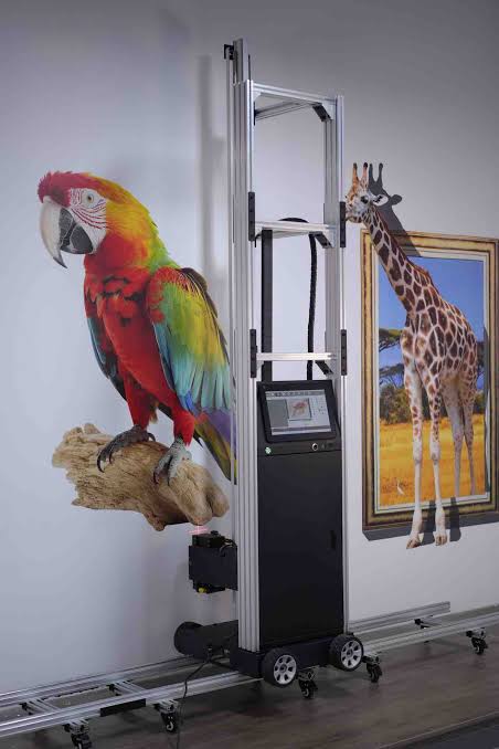 Prestige UV mural printer in action